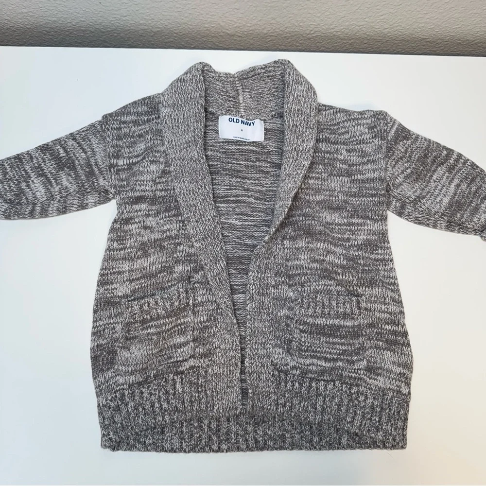 Old Navy Chunky Knit Open Front Cardigan Sweater